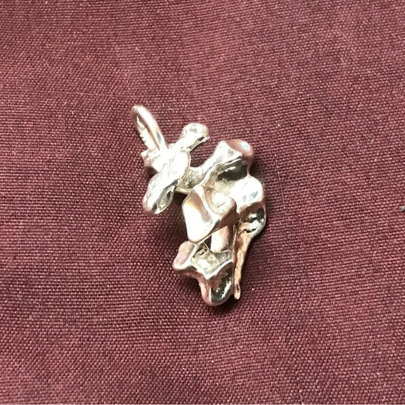 Sterling Silver Small Free Form Pendant - Picture 4 of 16